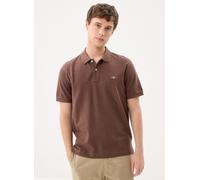 Vêtements GANT Reg Shield Ss Pique Polo pour Homme L Marron