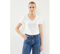 Vêtements GANT Reg Shield Ss V-Neck T-Shirt pour Accessoires M Blanc