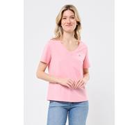 Vêtements GANT Reg Shield Ss V-Neck T-Shirt pour Femme M Rose