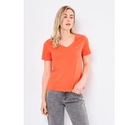 Vêtements GANT Reg Shield Ss V-Neck T-Shirt pour XS Orange