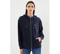 Vêtements GANT Rel Shield Zip Hoodie pour Femme XS Bleu