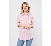 Vêtements GANT Rel Striped Linen Shirt pour Femme 34 Rose