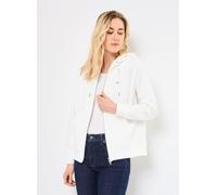 Vêtements GANT Shield Zip Hoodie pour Femme L Blanc