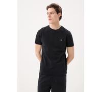 Vêtements GANT SLIM PIQUE SS T-SHIRT pour Homme M Noir