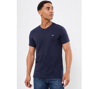 Gant Shield Short Sleeve V Neck T-shirt Bleu L Homme