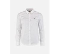 Gant Slim Stretch Oxford Long Sleeve Shirt Blanc 36 Femme