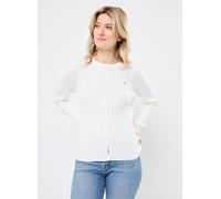 Vêtements GANT STRETCH COTTON CABLE CARDIGAN pour Femme S Blanc