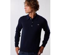 Vêtements GANT Superfine Lambswool Polo pour Homme M Bleu