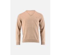 Vêtements GANT Superfine Lambswool V-Neck pour Homme M Beige
