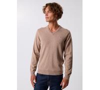 Vêtements GANT Superfine Lambswool V-Neck pour Homme XL Beige