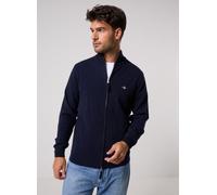 Vêtements GANT Superfine Lambswool Zip Cardigan pour S Marine