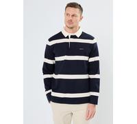 Vêtements GANT Yarn Dyed Striped Heavy Rugger pour Homme S Bleu