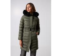 Vêtements Geox W CATRIA LONG JACKET pour Femme 44 Vert