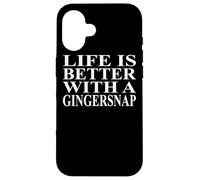 Vêtements Gingersnap | Design Mignon et drôle d'amant de Gingersnaps Coque pour iPhone 16
