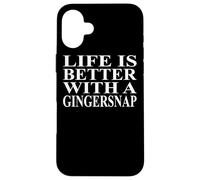 Vêtements Gingersnap | Design Mignon et drôle d'amant de Gingersnaps Coque pour iPhone 16 Plus