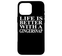 Vêtements Gingersnap | Design Mignon et drôle d'amant de Gingersnaps Coque pour iPhone 16 Pro Max