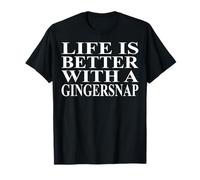 Vêtements Gingersnap | Design Mignon et drôle d'amant de Gingersnaps T-Shirt