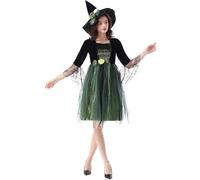 Vêtements gothiques - Costume de cosplay pour Halloween, robe de style cour, fée de sorcière, sorcière noire, jupe bouffante pour occasions festives, costume de lapin ample pour femme Sakurajima Mai