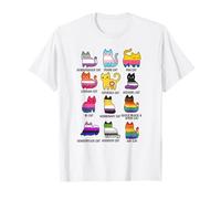 Vêtements graphiques rétro LGBT Cat Pride & Equality T-Shirt