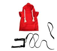 Vêtements Hoodie pour Furet - Pull-Over à Capuche Ajustable et Confortable | Ensemble Harnais pour Furet - pour Un Petit Animal Hamster, Lapins, Chiot, et Lapin pour Promenade en Extérieur