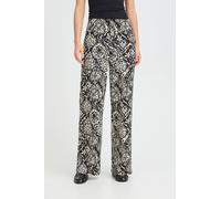 Vêtements Ichi Ihkate Print Pa38 pour Femme S Noir