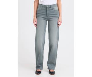 Vêtements Ichi IHTWIGGY STRAIGHT pour Femme 27 Gris
