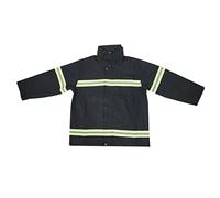 Vêtements Ignifuges et Ignifuges, Combinaison Résistante au Feu pour le Soudage avec Bandes Réfléchissantes, Manteau de Protection et Pantalon pour Pompiers (L)