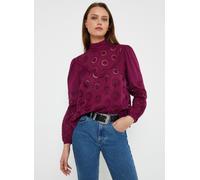 Vêtements IKKS Women Blouse Brodee BW13015 pour Femme 36 Violet