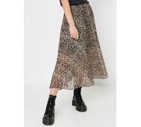 Vêtements IKKS Women Jupe Longue Plissee Imprimee BW27035 pour Accessoires 42 Marron