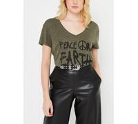 Vêtements IKKS Women Tee-Shirt Col V BW10495 pour Femme M Vert