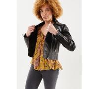 Vêtements IKKS Women Veste Cuir Bm48145 pour Accessoires M Noir