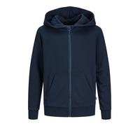 Vêtements Jack & Jones Jjebradley Sweat Zip Hood Noos Jnr pour Accessoires 16A Bleu