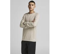 Vêtements Jack & Jones JJEHILL KNIT CREW NECK NOOS pour Homme S Beige