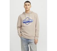 Vêtements Jack & Jones JJELOGO SWEAT HOOD 2 COL 24/25 NOOS pour S Beige