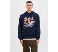 Vêtements Jack & Jones Jjelogo Sweat Hood 2 Col 25/26 Noos pour Homme M Bleu