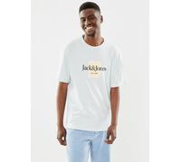 Vêtements Jack & Jones JORLAFAYETTE BRANDING TEE SS CREW NEC LN pour Accessoires XXL Bleu
