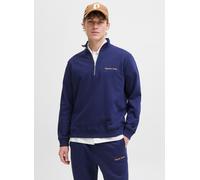 Vêtements Jack & Jones Jornorrebro Emb Sweat High Neck Sn pour Homme L Bleu