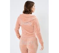 Vêtements JUICY COUTURE Madison Zip Through Hoodie pour Accessoires XL Marron