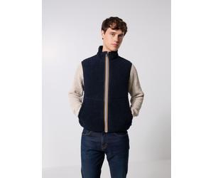 Vêtements K-Way Yannick Sherpa Polar Double pour Homme S Bleu