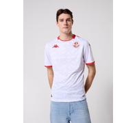Maillot Kombat Away Tunisie Football Officiel Blanc Homme (FR/ES, Alpha/Lettres, TG, Taille Normale, Taille Normale)