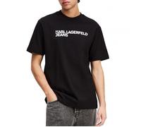 Karl Lagerfeld Jeans T-shirt A1M17002 à manches courtes logo essentiel Noir M Homme
