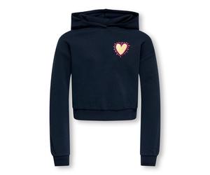 Vêtements Kids Only Kogcooper Life Lov E Ls Hood Fr Swt Noos pour Enfant 7A - 8A Bleu