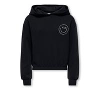 Vêtements Kids Only Kogcooper Life Smile L/S Hood Fr Swt pour Accessoires 9 - 10A Noir
