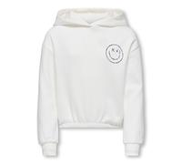 Vêtements Kids Only Kogcooper Life Smile L/S Hood Fr Swt pour Enfant 13 - 14A Blanc