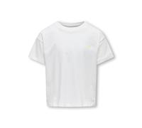 Vêtements Kids Only Kogmaiken Life Cropheart Ss Top Jrs Noos 15347634 pour Accessoires 13 - 14A Blanc