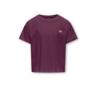Vêtements Kids Only Kogmaiken Life Cropheart Ss Top Jrs Noos pour Accessoires 13 - 14A Violet