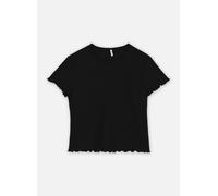 Vêtements Kids Only Kognella S/S O-Neck Top Noos Jrs pour Enfant 5A - 6A Noir
