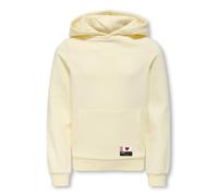 Vêtements Kids Only Kognoomi-Vinta Label Ls Hood Cs Swt Noos pour Enfant 7A - 8A Blanc