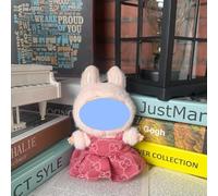 Vêtements laabu en peluche pour fête assise, une, deux ou trois générations de jupe de rechange, convient pour 17 cm, uniquement vêtements, chaussures non incluses (saveur rose)