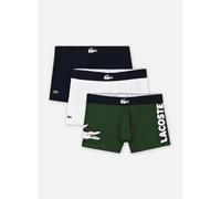 Boxer Lacoste Stretch Coton Logo vert blanc bleu marine (3 unités) - S